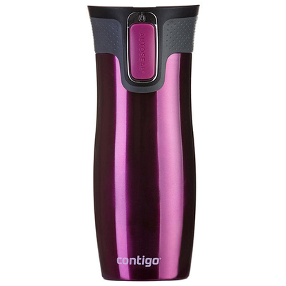 Kubek termiczny Contigo 470ml stalowy, purpurowy