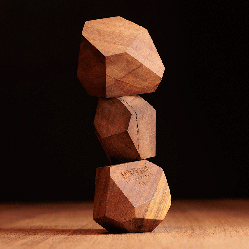 Drewniane Klocki Aleksandra. Niepowtarzalne.