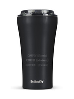 Ceramic-coated thermal Coffee Mug Dr.Bacty Apollo 2.0 360 ml - Black Matt