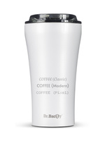 Ceramic-coated thermal Coffee Mug Dr.Bacty Apollo 2.0 360 ml - Glossy White