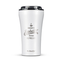 Kubek termiczny na kawę Dr.Bacty Apollo 2.0 - Espresso depresso - 360 ml - Glossy White