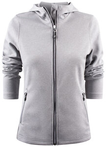 Layback Lady women's sports sweatshirt by Printer Red - Grey melange.