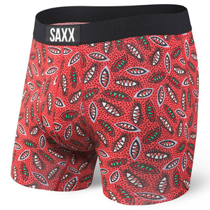 Men's quick-drying SAXX VIBE Boxer Briefs - red.
