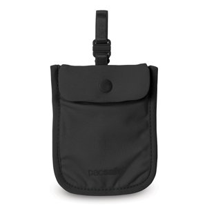 Pacsafe coversafe® s25 secret travel bra pouch - black