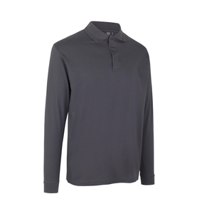 Polo PRO Wear snap-buttoned sweatshirt, ID brand - Silver