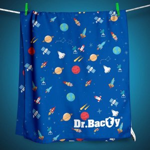 Quick-drying antibacterial double-sided towel Dr.Bacty 60x130 - cosmos.
