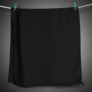 Quick-drying double-sided towel Dr.Bacty 60x130 - black.