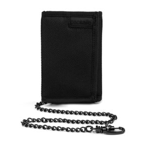 RFIDsafe™ z50 RFID blocking trifold wallet - black