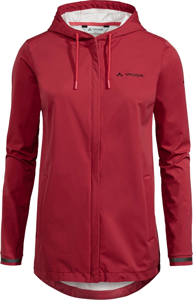 Softshell jacket women's bicycle vaude cyclist - red