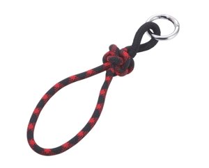 TROIKA keychain with cordula loop - red.