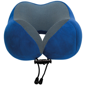 Travel cushion on the neck Dr. Bacty - navy blue. Plus ear plugs and eye band