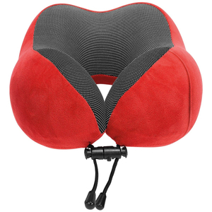 Travel cushion on the neck Dr. Bacty - red. Plus ear plugs and eye band