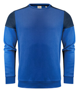 Two-tone Prime Crewneck sweatshirt by Printer brand - Navy - Navy blue.