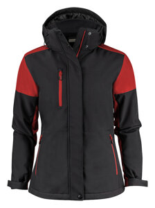 Two-tone insulated softshell Prime Padded Softshell Lady by Printer - Black - Red.