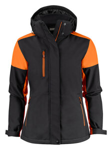 Two-tone insulated softshell Prime Padded Softshell Lady by Printer - Black - orange.