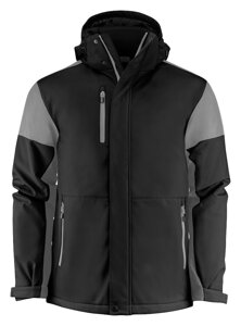 Two-tone insulated softshell Prime Padded Softshell by Printer - Black - Grey.