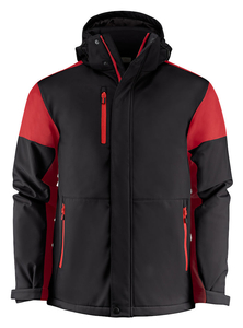 Two-tone insulated softshell Prime Padded Softshell by Printer - Red - Black.