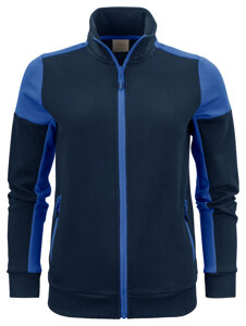 Unbuttoned Prime Sweatvest Lady sweatshirt by Printer - Navy blue.
