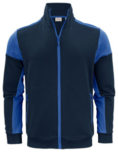 Unbuttoned Prime Sweatvest hoodie by Printer brand - Navy blue.