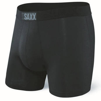 Men's quick-drying SAXX VIBE Boxer Briefs - black.