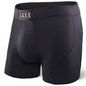 Men's training boxers SAXX KINETIC Boxer Brief - black.