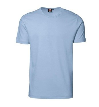 T-Shirt-ID-Interlockwaffe, blau