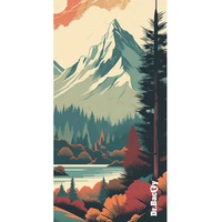 Ręcznik szybkoschnący dwustronny Dr.Bacty XL 70x140 – River