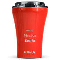 Ceramic-coated thermal Coffee Mug Dr.Bacty Apollo 227 ml - red