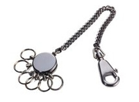 Brelok do kluczy PATENT CHAIN Troika - Czarny