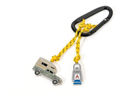 Brelok do kluczy CAMPING Troika - Wielokolorowy