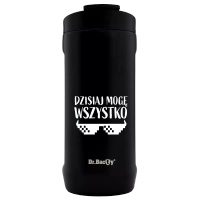 Cooler na puszkę Dr.Bacty Notus 360 ml - Mogę wszystko - czarny