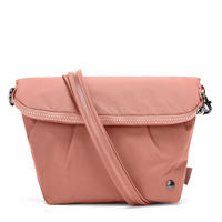Pacsafe citysafe cx damen-diebstahlsicherung erweiterbar tasche mit econyl - rosa
