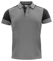 T-Shirt Polo Prime Polo von der Marke Printer - Grau - Schwarz