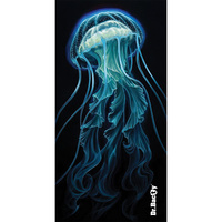 Dr.Bacty 70x140 beidseitig schnell trocknendes Handtuch - Medusa