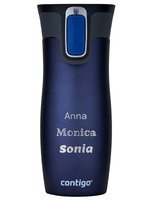 Personalisierbarer thermobecher Contigo West Loop 470ml - Marineblau
