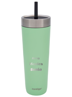 Thermobecher mit strohhalm Luxe Tumbler 720ml mit Gravur - Cucumber