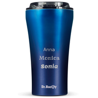 Ceramic-coated thermal Coffee Mug Dr.Bacty Apollo 2.0 360 ml - Monaco Blue