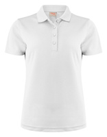 Sporty women's polo shirt Smash Polo Woman by Printer Red - White.