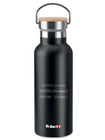 Butelka termiczna Dr.Bacty Iris 500 ml - czarny- personalizowana grawerem