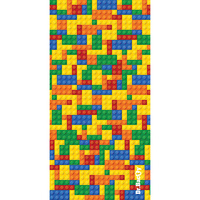 Dr.Bacty 70x140 beidseitig schnell trocknendes Handtuch - Pixel