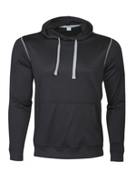 Junior hoodie with hood Pentathlon Junior brand Printer - Black.