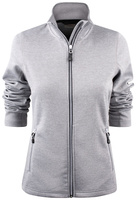 Damen-Sportpullover Powerslide Lady von Printer Red - Grau meliert