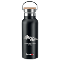 Dr.Bacty Iris Thermoflasche aus Edelstahl - schwarz - Kangchenjunga