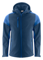 Softshell mit abnehmbarer Kapuze Prime Softshell von der Marke Printer - Dunkelblau - Blau.