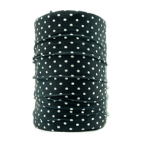 Chusta wielofunkcyjna Dr.Bacty Polka Dots Black