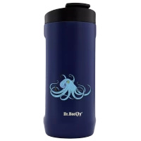 Thermalbecher Dr. Bacty Notus mit Oktopus - marineblau