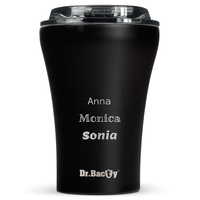 Ceramic-coated thermal Coffee Mug Dr.Bacty Apollo 227 ml - black