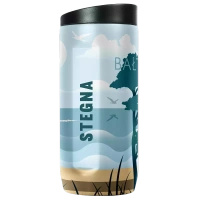 Thermal mug 2-in-1 Dr.Bacty Notus Stegna - white.
