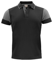 T-Shirt Polo Prime Polo von der Marke Printer - Schwarz - Grau