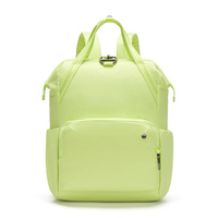 Pacsafe Citysafe CX Econyl Anti-Diebstahl-Rucksack für Frauen - lindgrün